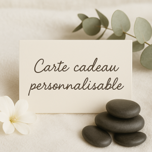 carte cadeau personnalisable