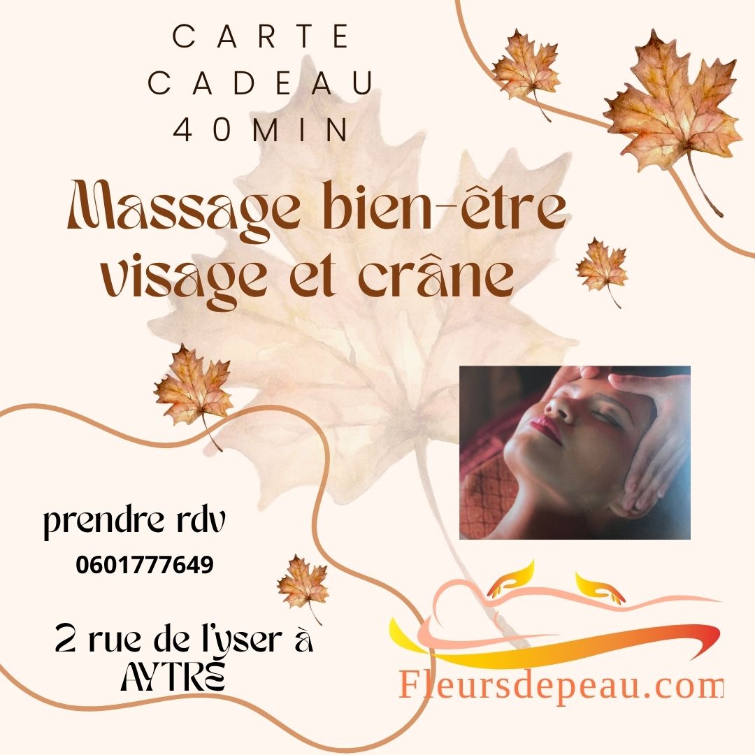 carte cadeau 40 min massage du haut du corps